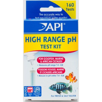 API test high range ph μετρά τις αλλαγές του pH γλυκού & θαλασσινού νερού 160 test API test high range ph μετρά τις αλλαγές του pH γλυκού & θαλασσινού νερού 160 test