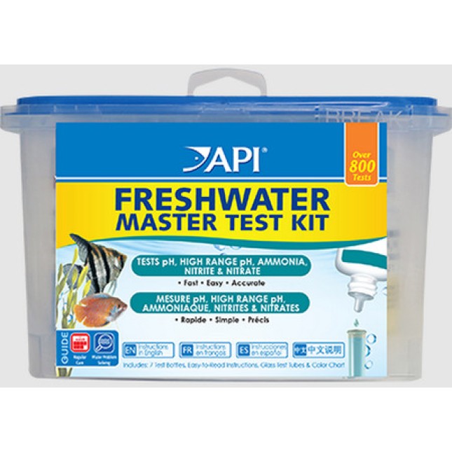 API master κιτ δοκιμής γλυκού νερού (ph,high range ph,nh4,no3,no2) μετρά τα 4 πιο σημαντικά επίπεδα API master κιτ δοκιμής γλυκού νερού (ph,high range ph,nh4,no3,no2) μετρά τα 4 πιο σημαντικά επίπεδα