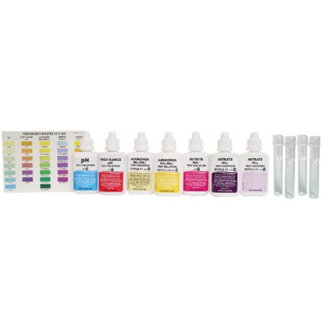 API master κιτ δοκιμής γλυκού νερού (ph,high range ph,nh4,no3,no2) μετρά τα 4 πιο σημαντικά επίπεδα API master κιτ δοκιμής γλυκού νερού (ph,high range ph,nh4,no3,no2) μετρά τα 4 πιο σημαντικά επίπεδα