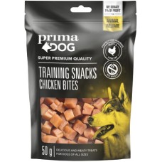 Vafo Prima dog Meaty Treats πολύ νόστιμα εκπαιδευτικά σνακ σε μπουκιές κοτόπουλου 50gr