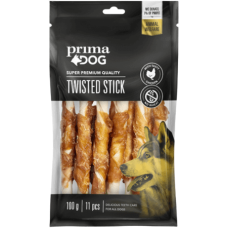 Vafo Prima dog Chewbones κοτόπουλο & ραβδί από ακατέργαστο δέρμα Stick 100gr/ 13cm Vafo Prima dog Chewbones κοτόπουλο & ραβδί από ακατέργαστο δέρμα Stick 100gr/ 13cm