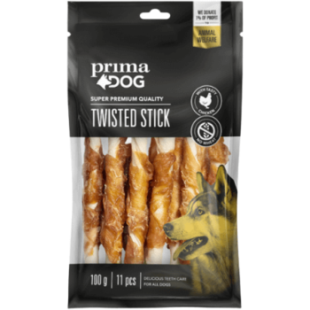 Vafo Prima dog Chewbones κοτόπουλο & ραβδί από ακατέργαστο δέρμα Stick 100gr/ 13cm Vafo Prima dog Chewbones κοτόπουλο & ραβδί από ακατέργαστο δέρμα Stick 100gr/ 13cm