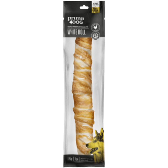 Vafo Prima dog Chewbones ρολό λευκό με κοτόπουλο 175gr/38cm Vafo Prima dog Chewbones ρολό λευκό με κοτόπουλο 175gr/38cm