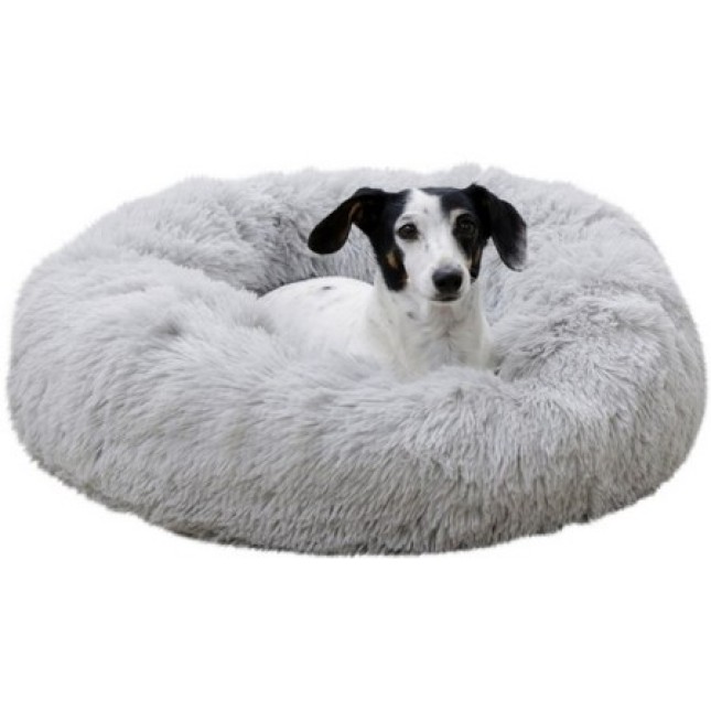 Kerbl στρογγυλό κρεβάτι Fluffy ανοικτό γκρι 76cm x 19cm Kerbl στρογγυλό κρεβάτι Fluffy ανοικτό γκρι 76cm x 19cm