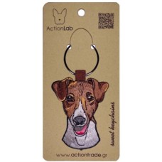 Action Lab Κεντητό μπρελόκ σκύλου JACK RUSSELL τα χαρακτηριστικά του αγαπημένου μας φίλου