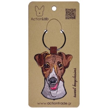 Action Lab Κεντητό μπρελόκ σκύλου JACK RUSSELL τα χαρακτηριστικά του αγαπημένου μας φίλου Action Lab Κεντητό μπρελόκ σκύλου JACK RUSSELL τα χαρακτηριστικά του αγαπημένου μας φίλου