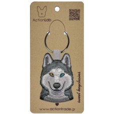 Action Lab Κεντητό μπρελόκ σκύλου HUSKY τα χαρακτηριστικά του αγαπημένου μας φίλου Action Lab Κεντητό μπρελόκ σκύλου HUSKY τα χαρακτηριστικά του αγαπημένου μας φίλου