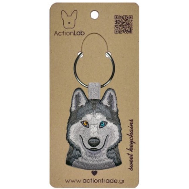 Action Lab Κεντητό μπρελόκ σκύλου HUSKY τα χαρακτηριστικά του αγαπημένου μας φίλου Action Lab Κεντητό μπρελόκ σκύλου HUSKY τα χαρακτηριστικά του αγαπημένου μας φίλου