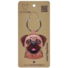 Action Lab Κεντητό μπρελόκ σκύλου PUG τα χαρακτηριστικά του αγαπημένου μας φίλου Action Lab Κεντητό μπρελόκ σκύλου PUG τα χαρακτηριστικά του αγαπημένου μας φίλου