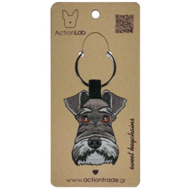 Action Lab Κεντητό μπρελόκ σκύλου SCHNAUZER τα χαρακτηριστικά του αγαπημένου μας φίλου Action Lab Κεντητό μπρελόκ σκύλου SCHNAUZER τα χαρακτηριστικά του αγαπημένου μας φίλου
