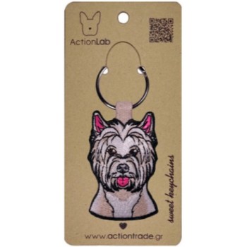 Action Lab Κεντητό μπρελόκ σκύλου WESTIE τα χαρακτηριστικά του αγαπημένου μας φίλου Action Lab Κεντητό μπρελόκ σκύλου WESTIE τα χαρακτηριστικά του αγαπημένου μας φίλου