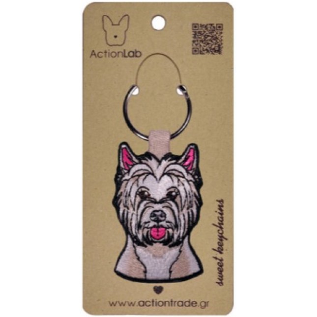 Action Lab Κεντητό μπρελόκ σκύλου WESTIE τα χαρακτηριστικά του αγαπημένου μας φίλου Action Lab Κεντητό μπρελόκ σκύλου WESTIE τα χαρακτηριστικά του αγαπημένου μας φίλου