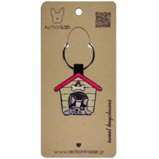 Action Lab Κεντητό μπρελόκ BONE HOUSE κεντημένο και στις δύο όψεις Action Lab Κεντητό μπρελόκ BONE HOUSE κεντημένο και στις δύο όψεις