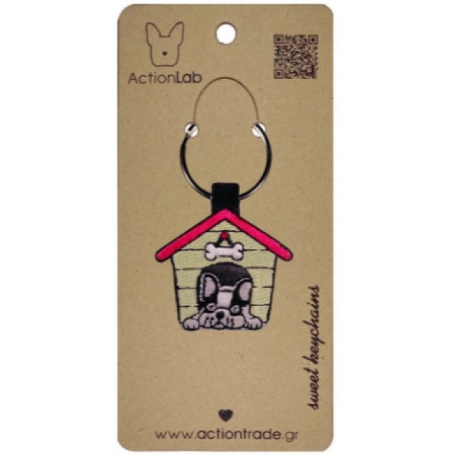 Action Lab Κεντητό μπρελόκ BONE HOUSE κεντημένο και στις δύο όψεις Action Lab Κεντητό μπρελόκ BONE HOUSE κεντημένο και στις δύο όψεις