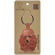 Action Lab Κεντητό μπρελόκ σκύλου POODLE τα χαρακτηριστικά του αγαπημένου μας φίλου