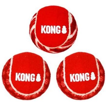 Kong εορταστικό παιχνίδι Χριστουγεννιάτικη μπάλα Small σετ 3τεμαχίων Kong εορταστικό παιχνίδι Χριστουγεννιάτικη μπάλα Small σετ 3τεμαχίων