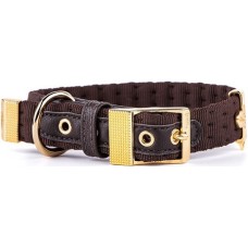 My family Milano περιλαίμιο 49-65 cm /3.4 cm καφέ XL/X My family Milano περιλαίμιο 49-65 cm /3.4 cm καφέ XL/X