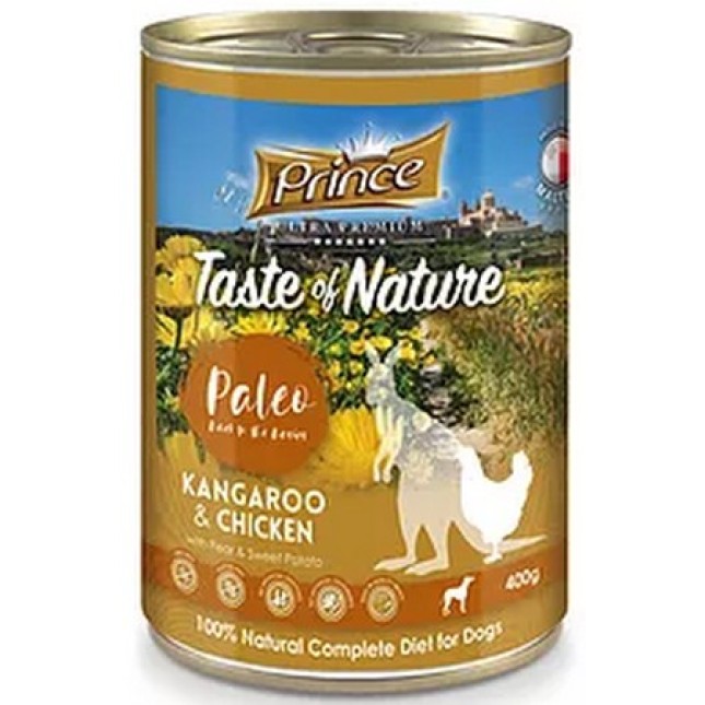 Prince Taste of Nature game καγκουρώ - κοτόπουλο καφέ 400g