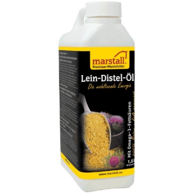 Marstall Lein-Distel-Ol Με Ωμέγα-3 & λιπαρά οξέα 1,5 lt