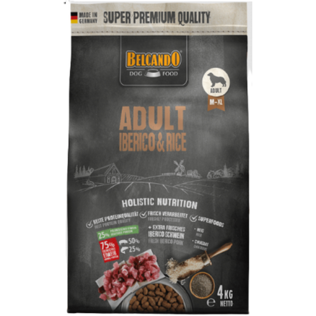 Belcando για ενήλικα σκυλιά με χοίρο και ρύζι 4kg Belcando για ενήλικα σκυλιά με χοίρο και ρύζι 4kg