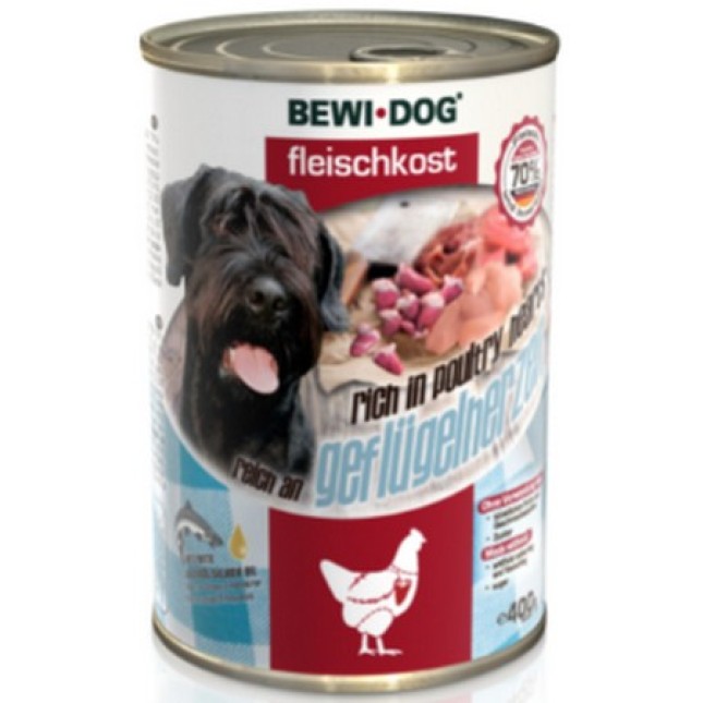 Bewi Pate καρδίες πουλερικών 400gr Bewi Pate καρδίες πουλερικών 400gr