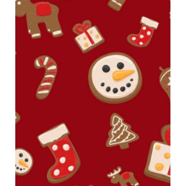 Croci Χριστουγεννιάτικη κουβέρτα Fleece Cookie 100x70cm