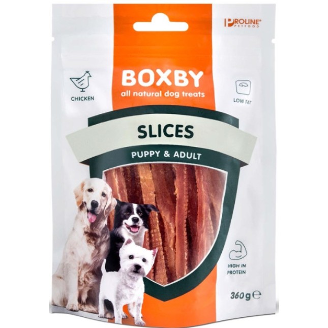 Boxby Σνακ με φέτες κοτόπουλου 360gr Boxby Σνακ με φέτες κοτόπουλου 360gr