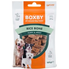 Boxby λιχουδιά φτιαγμένη από κοτόπουλο και ρύζι πλούσιο σε πρωτεΐνη και χαμηλό σε λιπαρά 100g