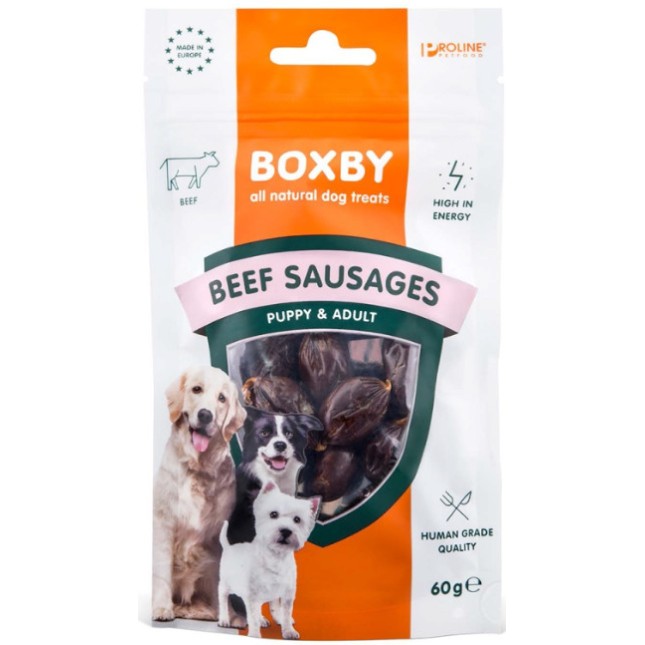 Boxby λιχουδιά λουκάνικα παρασκευάζονται από 90% βοδινό κρέας, αποξηραμένα στο φούρνο Boxby λιχουδιά λουκάνικα παρασκευάζονται από 90% βοδινό κρέας, αποξηραμένα στο φούρνο
