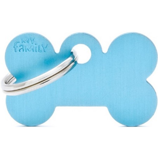 Myfamily ταυτότητα basic κόκκαλο μεγάλο γαλάζιο 3,8x2,5cm Myfamily ταυτότητα basic κόκκαλο μεγάλο γαλάζιο 3,8x2,5cm