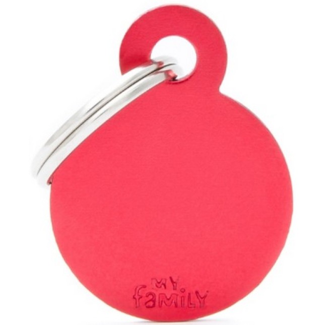 Myfamily ταυτότητα basic κύκλος μεγάλος κόκκινος 3cm Myfamily ταυτότητα basic κύκλος μεγάλος κόκκινος 3cm