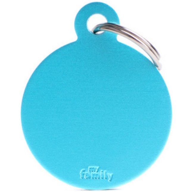 Myfamily ταυτότητα basic κύκλος μεγάλος γαλάζιος 3,2X3,9cm Myfamily ταυτότητα basic κύκλος μεγάλος γαλάζιος 3,2X3,9cm