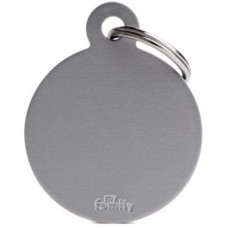 Myfamily ταυτότητα basic κύκλος μεγάλος γκρι 3,2Χ3,9cm Myfamily ταυτότητα basic κύκλος μεγάλος γκρι 3,2Χ3,9cm