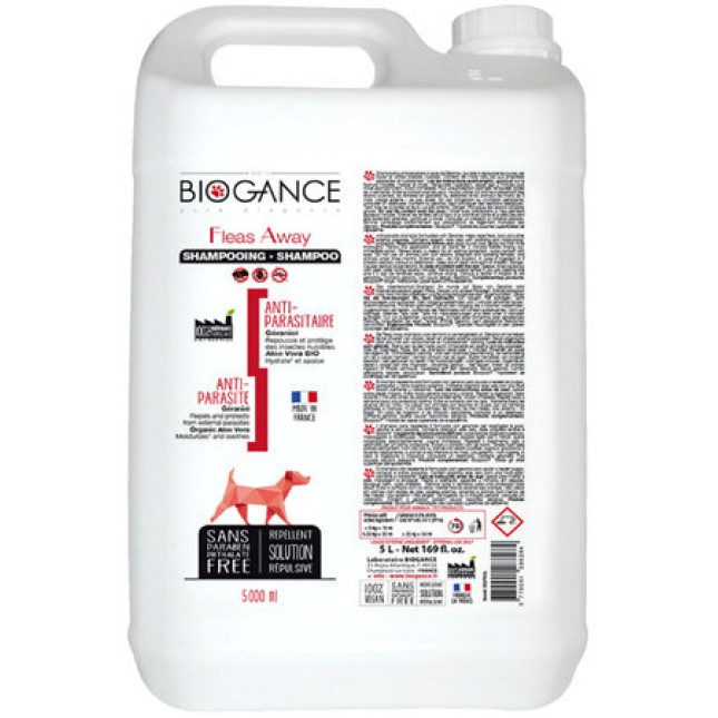 Biogance σαμπουάν fleas away 5lt Biogance σαμπουάν fleas away 5lt