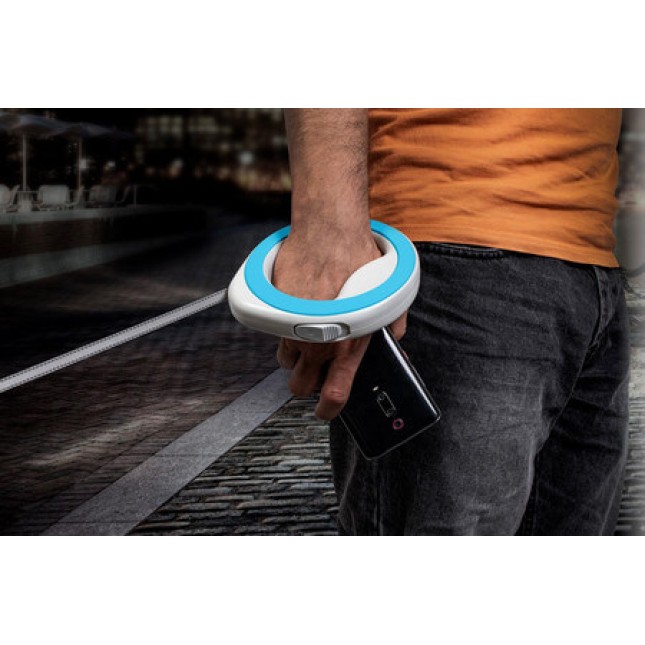 Wau Dog οδηγός επαναφοράς Ring-shaped, xs-m, 40 kg, 2,9 m μπλε Wau Dog οδηγός επαναφοράς Ring-shaped, xs-m, 40 kg, 2,9 m μπλε
