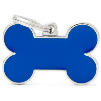 Myfamily ταυτότητα BasicHand Κόκαλο Μπλε Large 3,8Χ2,4cm Myfamily ταυτότητα BasicHand Κόκαλο Μπλε Large 3,8Χ2,4cm