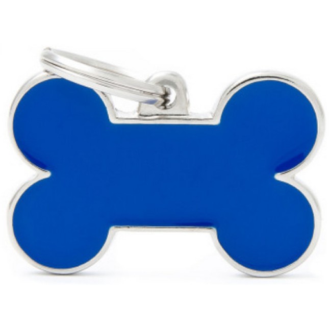 Myfamily ταυτότητα BasicHand Κόκαλο Μπλε Large 3,8Χ2,4cm Myfamily ταυτότητα BasicHand Κόκαλο Μπλε Large 3,8Χ2,4cm
