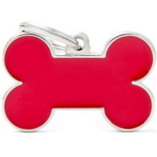 Myfamily ταυτότητα BasicHand Κόκαλο Κόκκινο Large 3,8Χ2,4cm Myfamily ταυτότητα BasicHand Κόκαλο Κόκκινο Large 3,8Χ2,4cm