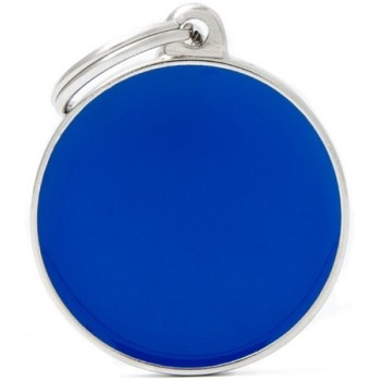 Myfamily ταυτότητα BasicHand Κύκλος Μπλε από υποαλλεργικά υλικά και επικαλυμένη με σμάλτο