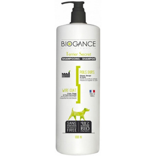 Biogance σαμπουάν για σκληρές και κοντές τρίχες 1lt Biogance σαμπουάν για σκληρές και κοντές τρίχες 1lt