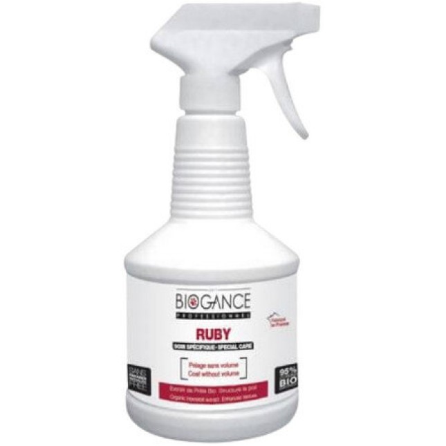 Biogance professional line ruby σπρέι για ειδική περιποίηση που δίνει όγκο στο τρίχωμα του σκύλου Biogance professional line ruby σπρέι για ειδική περιποίηση που δίνει όγκο στο τρίχωμα του σκύλου