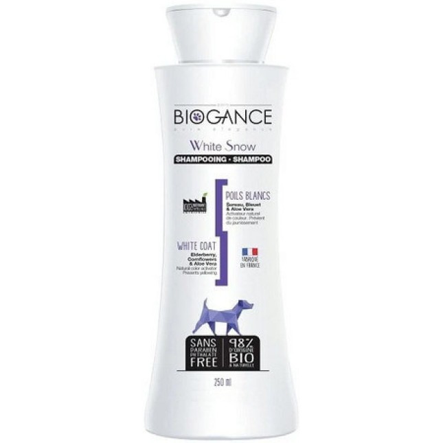 Biogance σαμπουάν για λευκό τρίχωμα 250ml Biogance σαμπουάν για λευκό τρίχωμα 250ml