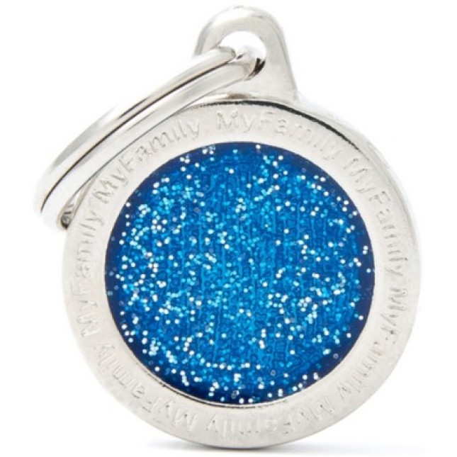 Myfamily Ταυτότητα Shine Κύκλος Μπλε Large 2.85x2.15cm Myfamily Ταυτότητα Shine Κύκλος Μπλε Large 2.85x2.15cm