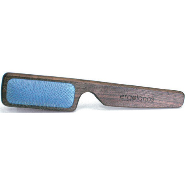 Biogance premium βούρτσα εργονομική ξύλινη slicker βοηθά στην αφαίρεση των απαλών μπερδεμάτων
