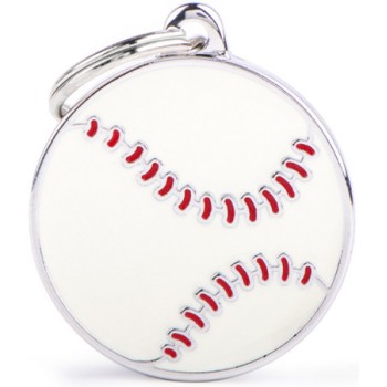 Myfamily Ταυτότητα Charms Baseball για την ασφάλεια του κατοικίδιου σας Myfamily Ταυτότητα Charms Baseball για την ασφάλεια του κατοικίδιου σας