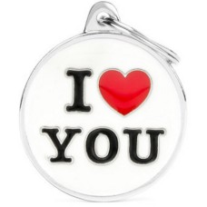Myfamily Ταυτότητα Charms Love You για την ασφάλεια του κατοικίδιου σας Myfamily Ταυτότητα Charms Love You για την ασφάλεια του κατοικίδιου σας