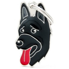 Myfamily Ταυτότητα Friends German Shepherd Μαύρο Myfamily Ταυτότητα Friends German Shepherd Μαύρο
