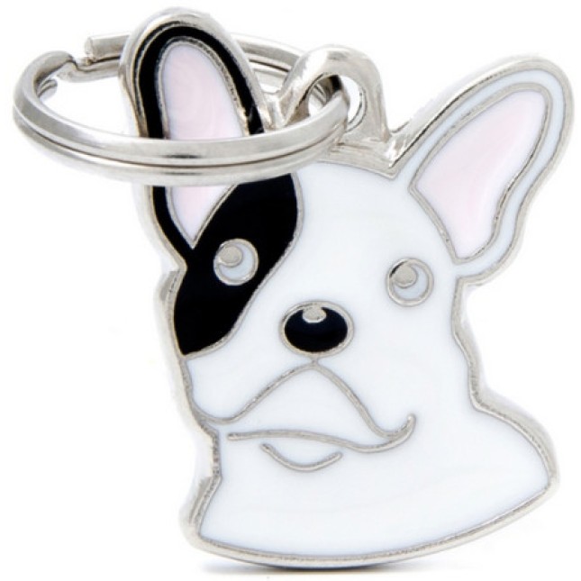 Myfamily Ταυτότητα Friends French Bulldog Λευκό onesize Myfamily Ταυτότητα Friends French Bulldog Λευκό onesize