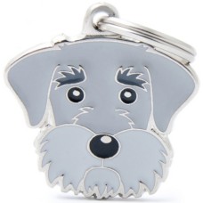 Myfamily Ταυτότητα Friends Schnauzer Γκρι onesize Myfamily Ταυτότητα Friends Schnauzer Γκρι onesize