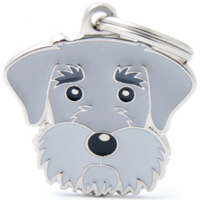 Myfamily Ταυτότητα Friends Schnauzer Γκρι onesize Myfamily Ταυτότητα Friends Schnauzer Γκρι onesize